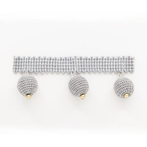 Hopat Beaded Fringe 6 Platinum by Stout Trim