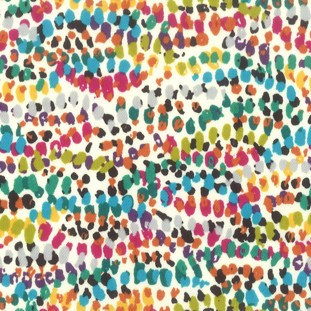 Hotwave 1 Festival by Stout Designer Fabric Rainbow Library Spa/Teal 100% Cotton PAKISTAN CATB 117-2013 WYZENBEEK 50 000 DOUBLE RUB WEAR TEST (HEAVY DUTY) Horizontal: 6.75 and Vertical: 6.75 54 in - Swanky Fabrics -