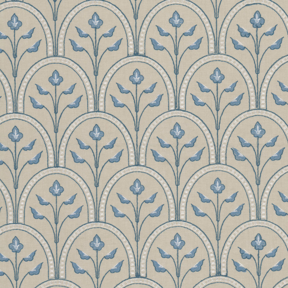 Houk 2 Blue by Stout Fabric Stout Fabric Houk 2 BlueFabric Comfortable Living Moonstone/Sapphire 100%Cot %Bemb India </p><p>Repeat: H: 5.25, V: 16.875 52 in - Fabric Carolina -