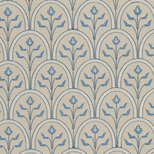 Houk 2 Blue by Stout Fabric