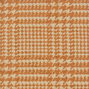 Houndstooth 1 Ginger by Stout Fabric