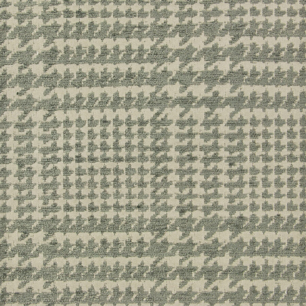 Houndstooth 2 Slate by Stout Fabric FREEDOM PERFORMANCE 100%POL CHINA PERFORMANCE RATED FABRIC WYZENBEEK 30 000 DOUBLE RUB WEAR TEST (HEAVY DUTY) CATB 117-2013 Horizontal: 3.625 and Vertical: 3.75 54 in - Fabric Carolina -