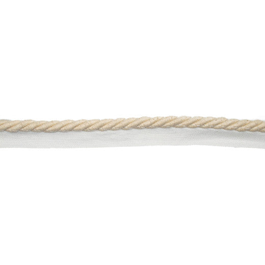 HT-1575 - Lip Cord - Col. Natural by Europatex Fabric Natural Materials 100% Cotton China See Sample Horizontal: N/A and Vertical: N/A 1.00 inches  - Fabric Carolina -