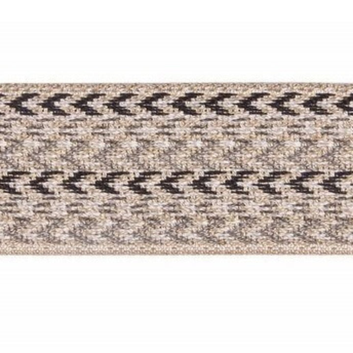 HT 1692 Fog by Europatex Fabric Jacquard tapes 100% Polyester 1.50 inches - Fabric Carolina -