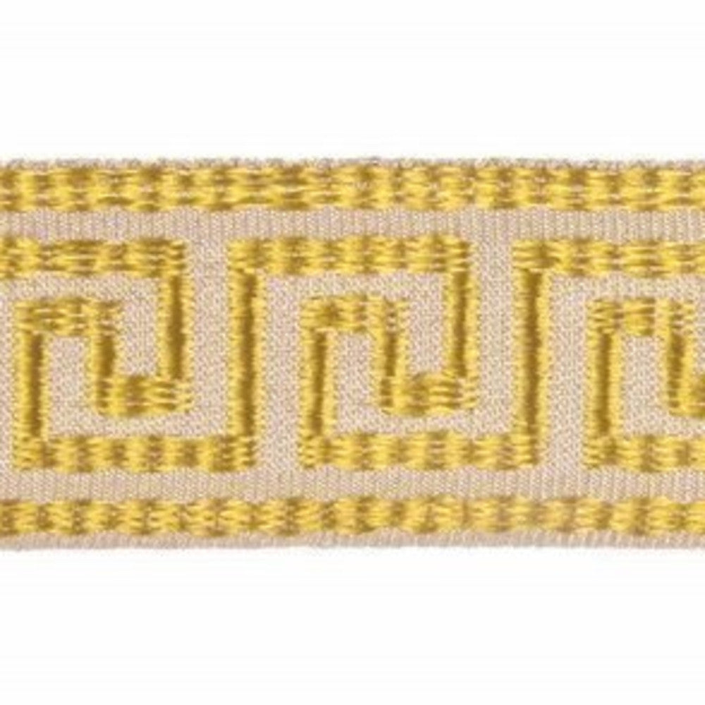 HT 601 Yellow by Europatex Fabric Jacquard tapes 100% Polyester 1.50 inches - Fabric Carolina -