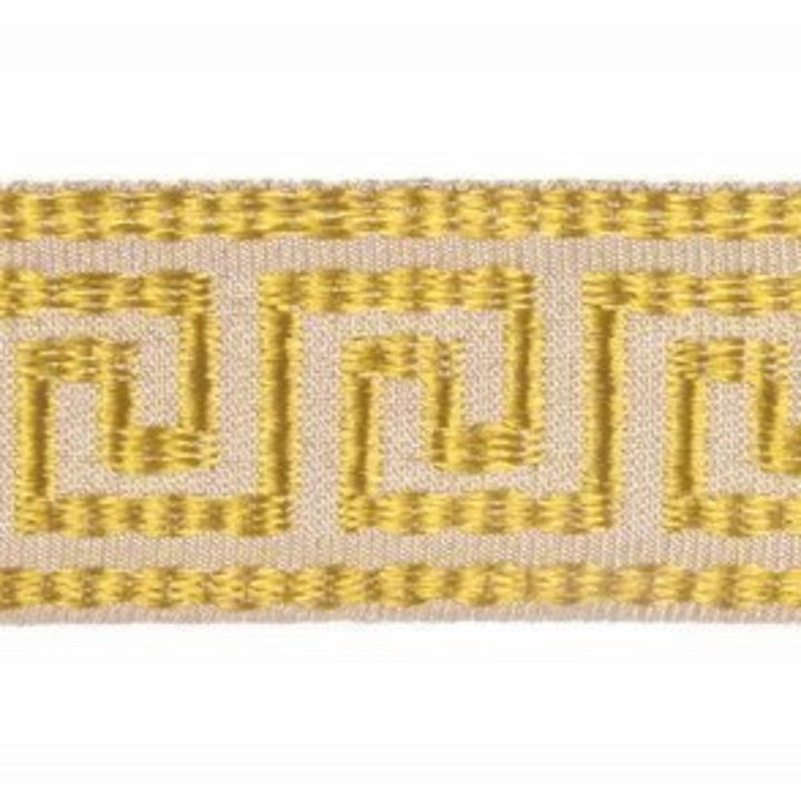 HT 601 Yellow by Europatex Fabric Jacquard tapes 100% Polyester 1.50 inches - Fabric Carolina -
