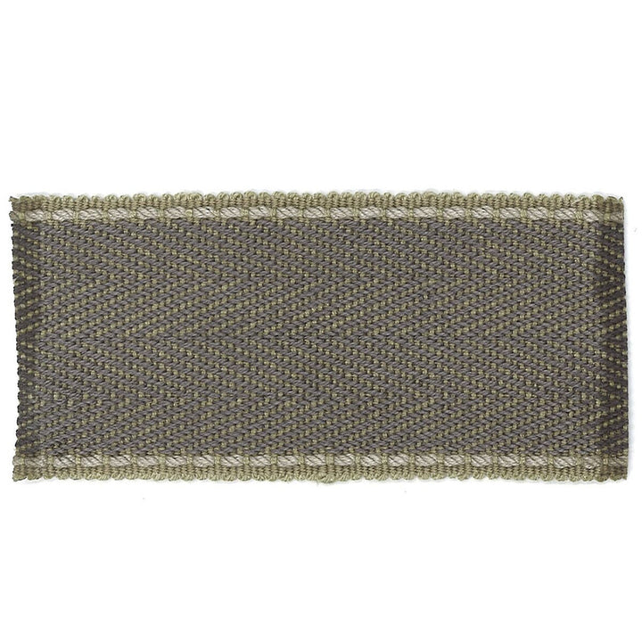 Hudson 2 Smoke by Stout Trim Stout Trim Hudson 2 SmokeTrim ACCENTS TAPES & BORDERS 100%SVI CHINA </p><p>Repeat: H: 0.000, V: 0.000 1.75 in - Fabric Carolina -
