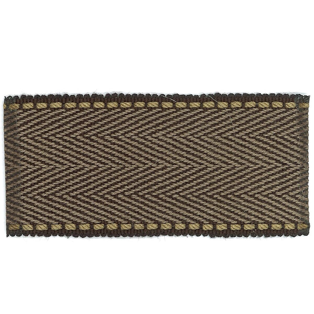 Hudson 7 Graphite by Stout Designer Trim ACCENTS TAPES & BORDERS 100%SVI CHINA </p><p>Repeat: 0 1.75 in - Swanky Fabrics -