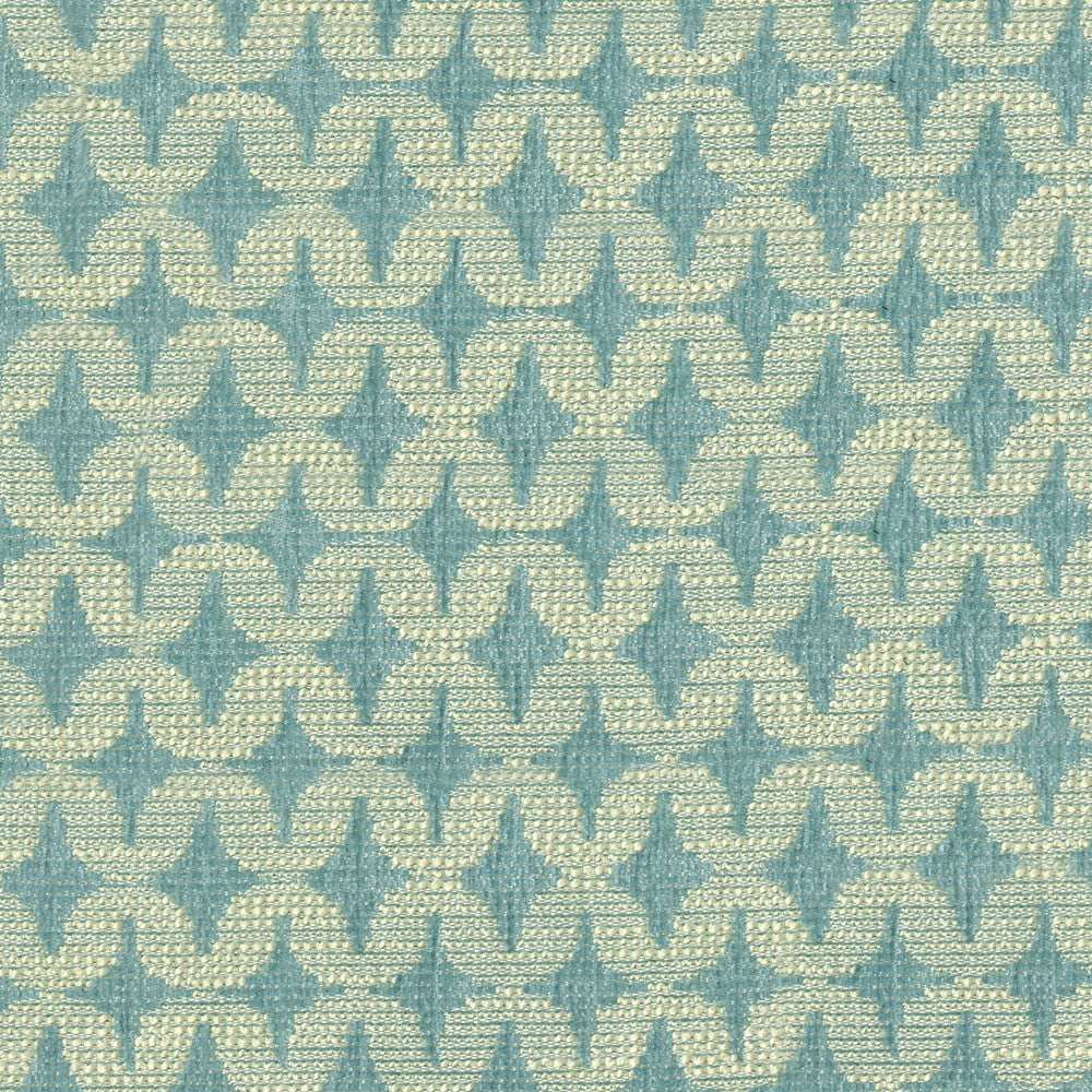 Hyle 34 Turquoise by ABBEYSHEA Designer Fabric N/A 100% Polyester China 65,000 Double Rubs </p><p>Repeat: Horizontal: 0.4" (1.0 cm) Across the Roll and Vertical: 0.4" (1.0 cm) Up the Roll 57" (144 cm) - Swanky Fabrics -