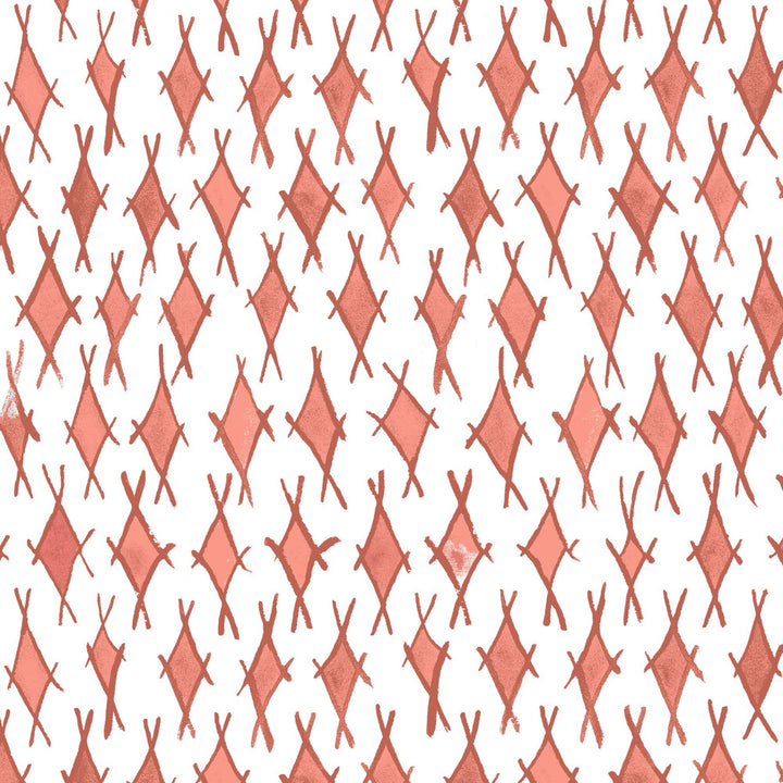 Hurlock 2 Coral by Aoc Fabric Aoc Fabric Hurlock 2 CoralFabric SERENDIPITY USA </p><p>Repeat: H: 13.500, V: 9.875 54 in - Fabric Carolina -