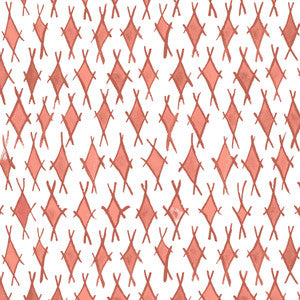 Hurlock 2 Coral by Aoc Fabric