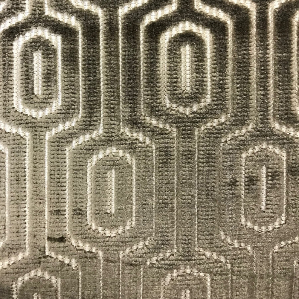 Hypnotize 2 Taupe by Stout Fabric RIGHT ON TREND CUT VELVETS 53%POL 47%SVI INDIA WYZENBEEK 12 000 DOUBLE RUB WEAR TEST (MEDIUM DUTY) Horizontal: 2.25 and Vertical: 3.75 54 in - Fabric Carolina -