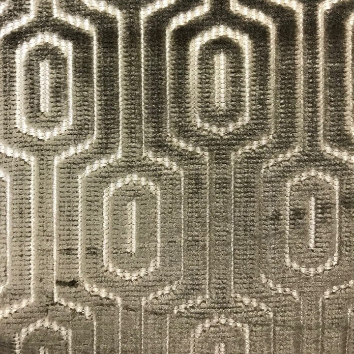 Hypnotize 2 Taupe by Stout Fabric RIGHT ON TREND CUT VELVETS 53%POL 47%SVI INDIA WYZENBEEK 12 000 DOUBLE RUB WEAR TEST (MEDIUM DUTY) Horizontal: 2.25 and Vertical: 3.75 54 in - Fabric Carolina -