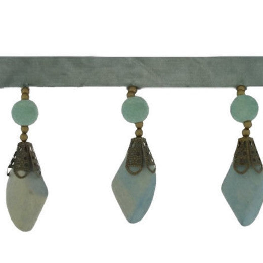 Haiku Col. Bluebell by Europatex Fabric Carson 50% Wood / 10% Metal / 10% Acrylic / 30% Polyester China See Sample Horizontal: N/A and Vertical: N/A 3.00 inches  - Fabric Carolina -