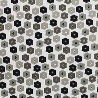 Harbinger Stone 2867511000 by Carole Fabric Exclusive Lemon & Licorice 100% Cotton SPAIN H: 25"V, 27"H  54" Minimum (See sample for specifics) - Fabric Carolina - Carole Exclusive