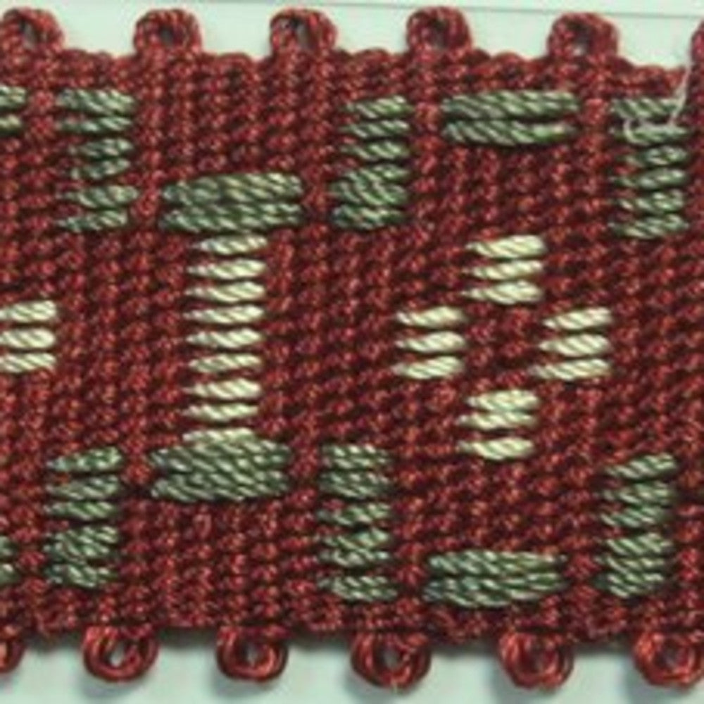 Harwich Berry by Europatex Fabric Vinyard 100% Polyester 1.00 inches - Fabric Carolina -