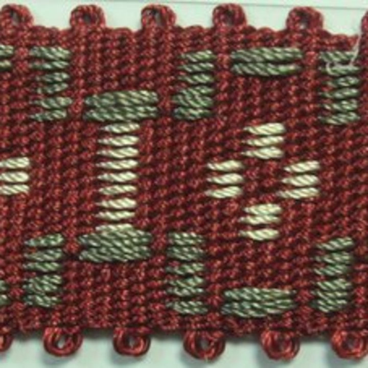 Harwich Berry by Europatex Fabric Vinyard 100% Polyester 1.00 inches - Fabric Carolina -