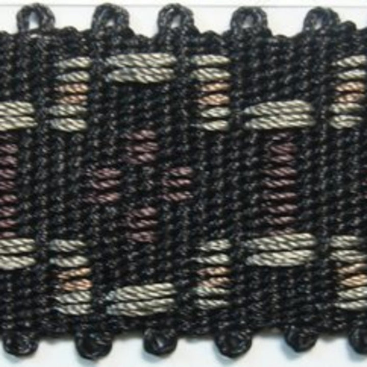 Harwich Charcoal by Europatex Fabric Vinyard 100% Polyester 1.00 inches - Fabric Carolina -