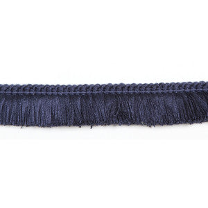 Hellenic 1.25" Brushed Fringe Denim by Europatex Fabric