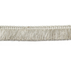 Hellenic 1.25" Brushed Fringe Oyster by Europatex Fabric