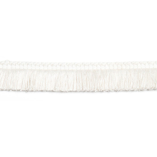 Hellenic  1.25" Brushed Fringe - White by Europatex Fabric Hellenic 97% Fibranne / 2% Polyester / 1% Nylon China See Sample Horizontal: N/A and Vertical: N/A 1.25 inches  - Fabric Carolina -
