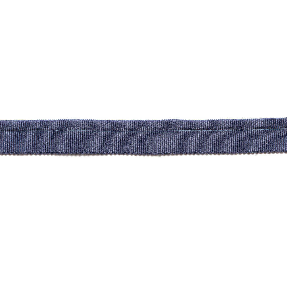 Hellenic Key Grosgrain Lip Cord Denim by Europatex Fabric Hellenic 45% Rayon, 31% Cotton, 23% Fibranne, 1% Polyester 0.25 inches - Fabric Carolina -