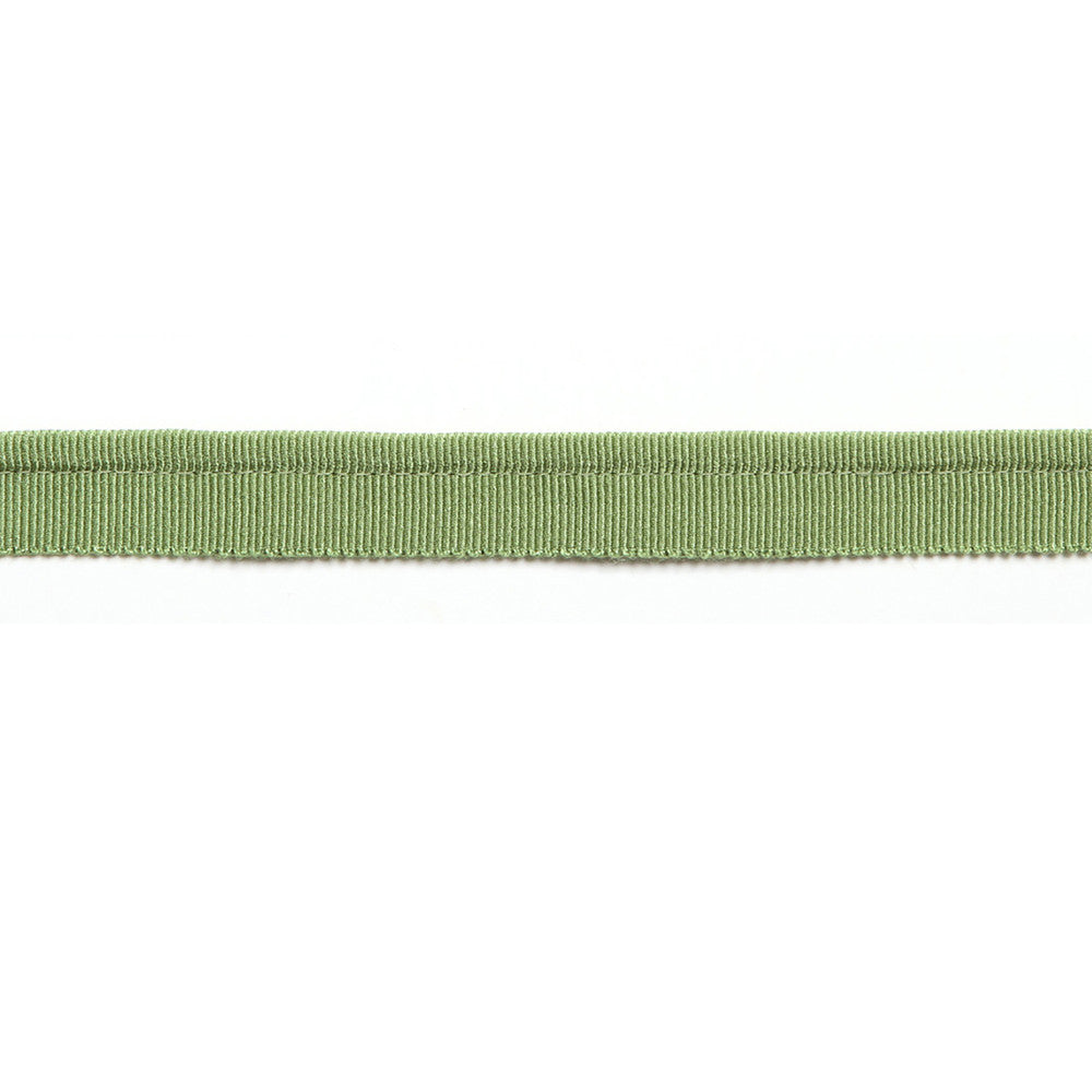 Hellenic Key Grosgrain Lip Cord Kiwi by Europatex Fabric Hellenic 45% Rayon, 31% Cotton, 23% Fibranne, 1% Polyester 0.25 inches - Fabric Carolina -