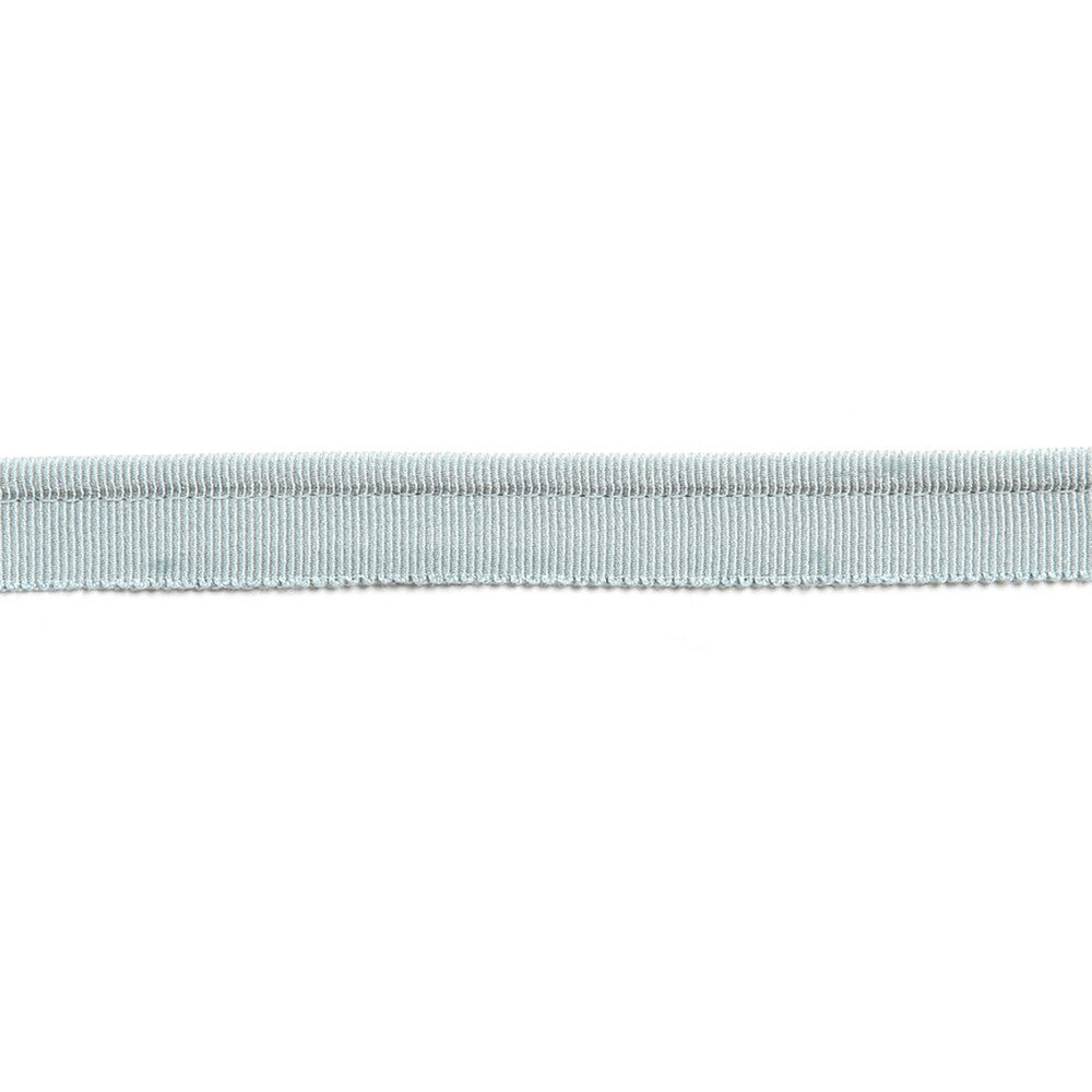 Hellenic Key Grosgrain Lip Cord Mist by Europatex Fabric Hellenic 45% Rayon, 31% Cotton, 23% Fibranne, 1% Polyester 0.25 inches - Fabric Carolina -