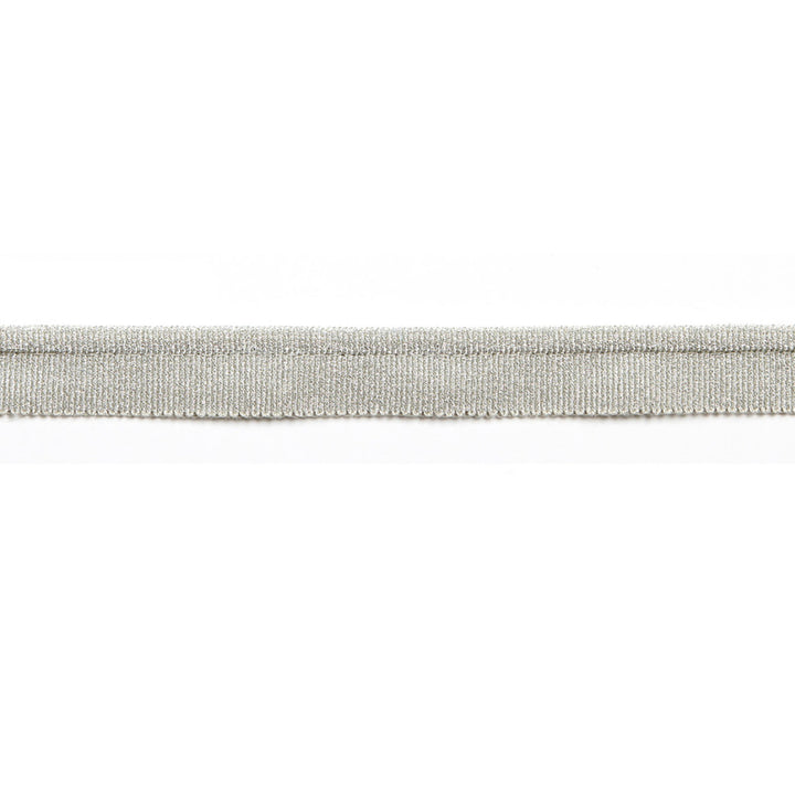 Hellenic Key Grosgrain Lip Cord Oyster by Europatex Fabric Hellenic 45% Rayon, 31% Cotton, 23% Fibranne, 1% Polyester 0.25 inches - Fabric Carolina -