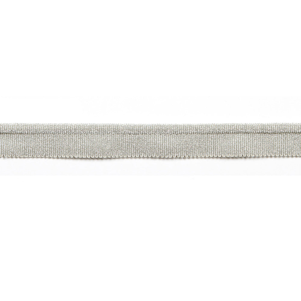 Hellenic Key Grosgrain Lip Cord Oyster by Europatex Designer Fabric Hellenic 45% Rayon, 31% Cotton, 23% Fibranne, 1% Polyester 0.25 inches - Swanky Fabrics -