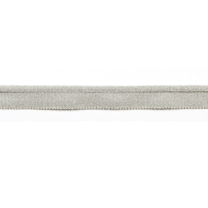 Hellenic Key Grosgrain Lip Cord Oyster by Europatex Designer Fabric Hellenic 45% Rayon, 31% Cotton, 23% Fibranne, 1% Polyester 0.25 inches - Swanky Fabrics -