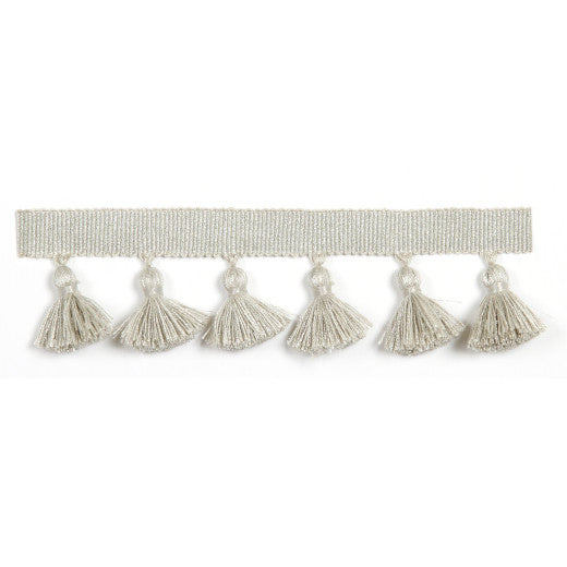 Hellenic 1.75" Tassel Fringe - Oyster by Europatex Fabric Hellenic Collection 35% Fibranne / 33% Cotton / 22% Metallic / 10% Polyester China See Sample Horizontal: N/A and Vertical: N/A 1.75 inches  - Fabric Carolina -