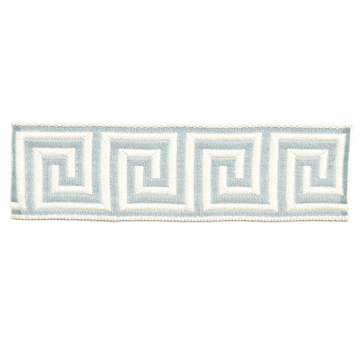 Hellenic Key 2" Jacquard Tape - Mist by Europatex Fabric Hellenic Collection 62% Fibranne / 38% Rayon China See Sample Horizontal: N/A and Vertical: N/A 2.00 inches  - Fabric Carolina -