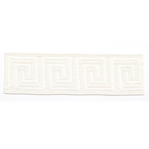 Hellenic Key 2" Jacquard Tape Pearl by Europatex Fabric