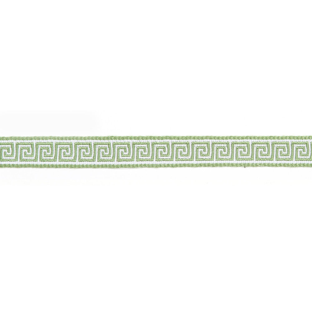 Hellenic Key Jacquard Tape Kiwi by Europatex Fabric Hellenic 76% Fibranne, 24% Rayon 0.56 inches - Fabric Carolina -