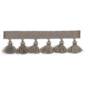 Hellenic 1.75" Tassel Fringe Slate by Europatex Fabric