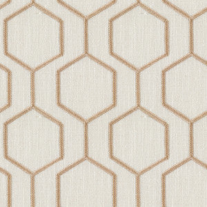 Socrates Hexagono Dove by Europatex Fabric