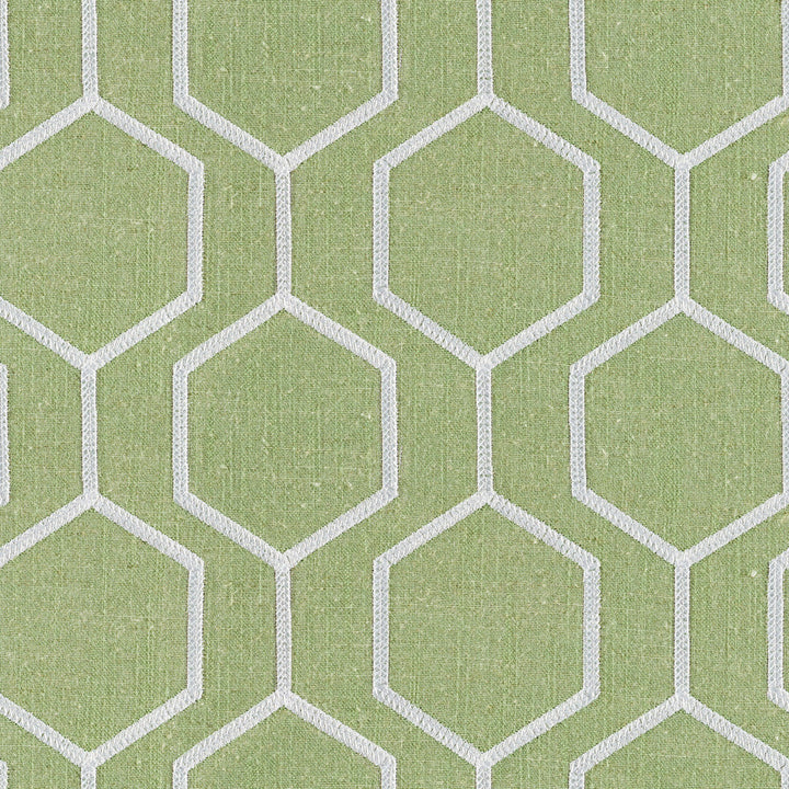 Socrates Hexagono Elm by Europatex Designer Fabric Socrates 20% Linen, 45% Viscose, 35% Polyester 7.8" H, 7.8" V 56.00 inches - Swanky Fabrics -