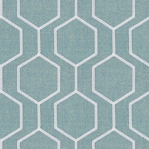 Socrates Hexagono Glacier by Europatex Fabric
