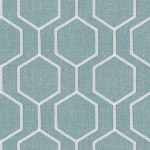 Socrates Hexagono Glacier by Europatex Fabric