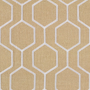 Socrates Hexagono Honey by Europatex Fabric