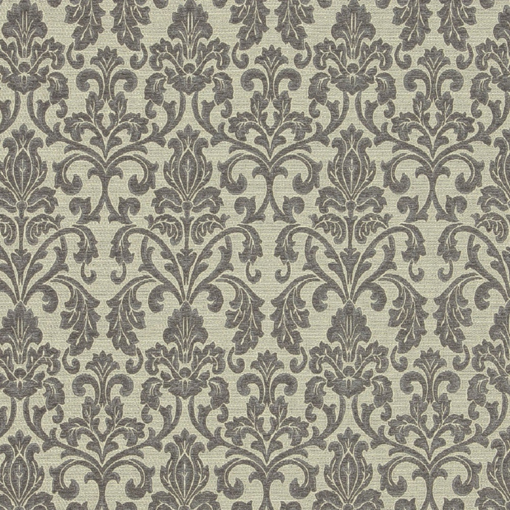Hotel A Slate by Europatex Designer Fabric Hotel 85 % Polyester,15% Cotton 7.09" H, 12.40" V 56.00 inches - Swanky Fabrics -