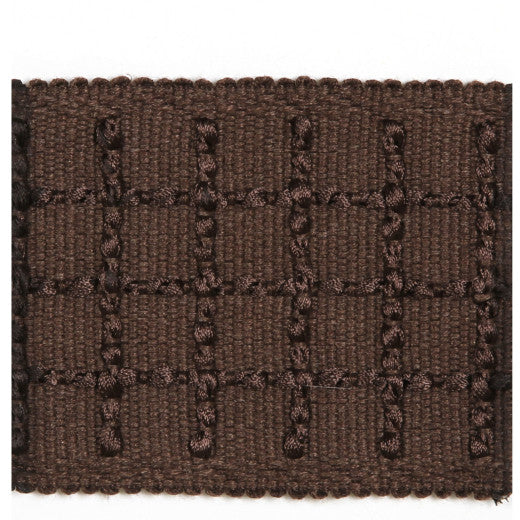 Huanta - Brown by Europatex Designer Fabric Helsinki Collection 100% Polyester China See Sample Horizontal: N/A and Vertical: N/A 3.00 inches  - Swanky Fabrics -