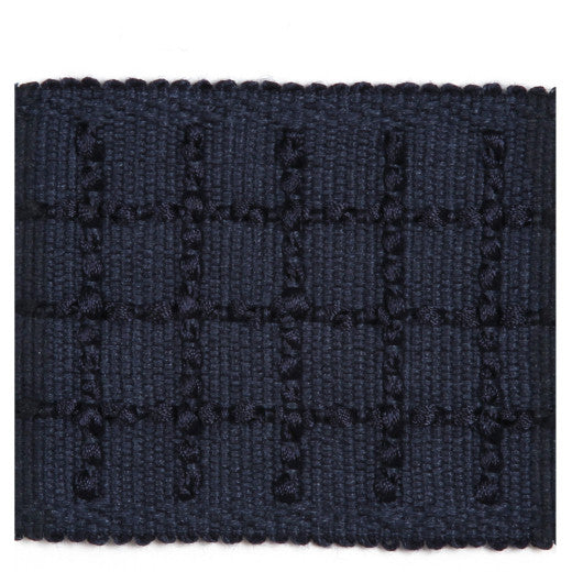 Huanta - Navy by Europatex Fabric Helsinki Collection 100% Polyester China See Sample Horizontal: N/A and Vertical: N/A 3.00 inches  - Fabric Carolina -