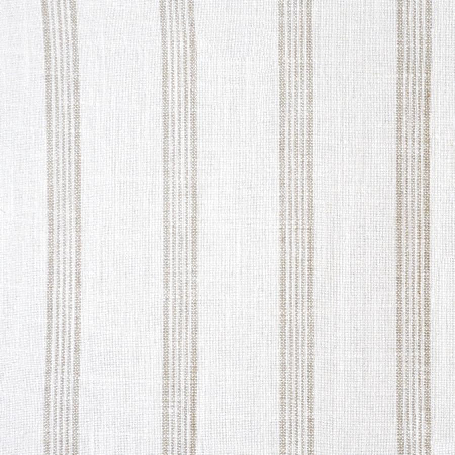 Interstate # 543 Pumice by Maxwell Fabric STRIPES & CHECKS 55% LINEN/45% RAYON CHINA H-3.3" 54" - Fabric Carolina -