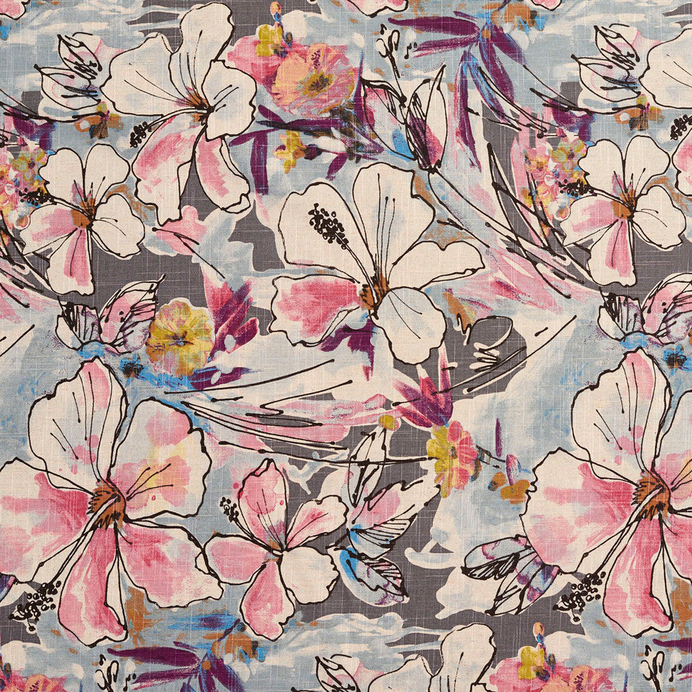 I9400-33 by Charlotte Fabric Online Exclusives 70% Cotton, 30% Linen Asia Exceeds 50,000 Wyzenbeek Rubs (Heavy Duty) Horizontal: 48" x Vertical: 24" 54 Inches - Fabric Carolina -