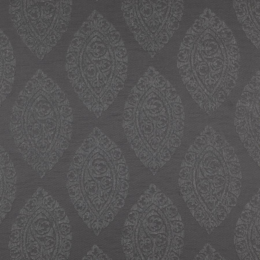 Inlay # 847 Graphite by Maxwell Fabric COLOR THEORY-VOL.IV MOONSTONE 76% POLYESTER/24% COTTON INDIA V-14"H-13.75" 55" - Fabric Carolina -