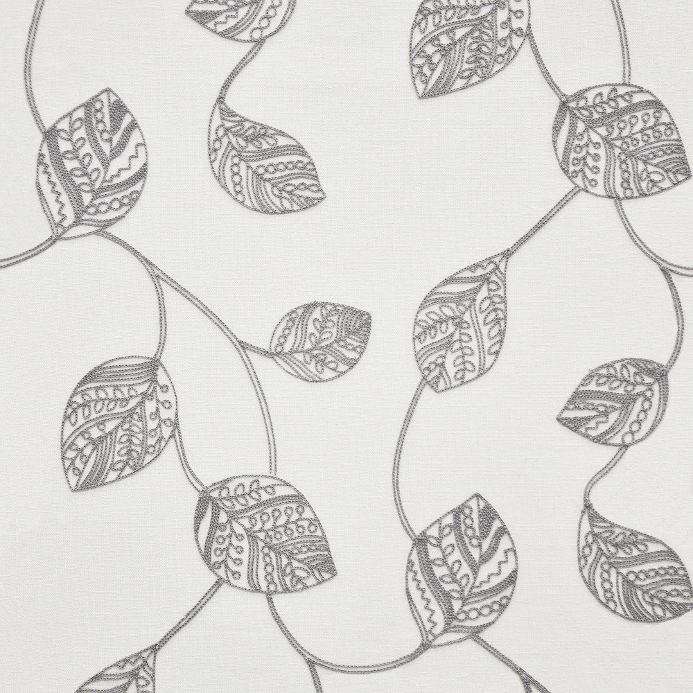 Ivy Arum # 805 Silver by Maxwell Fabric COLOR THEORY-VOL.IV MOONSTONE 71% POLYESTER 29% LINEN
None INDIA </p><p>Repeat: Horizontal: H-17 and Vertical: V-19 54"EMB51.5 - Fabric Carolina -
