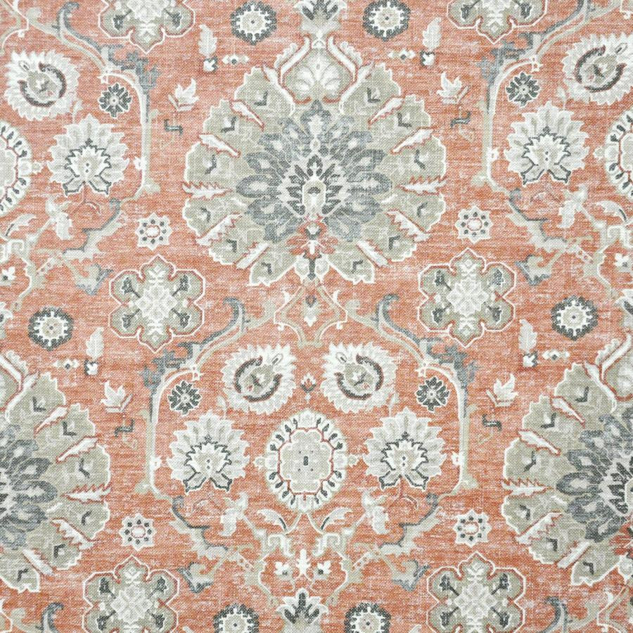 Ishka # 634 Watermelon by Maxwell Fabric Color Theory-Vol.Vi Eden 75% COTTON/25% LINEN PAKISTAN V-25.25"H-27.1" 56.5" - Fabric Carolina -