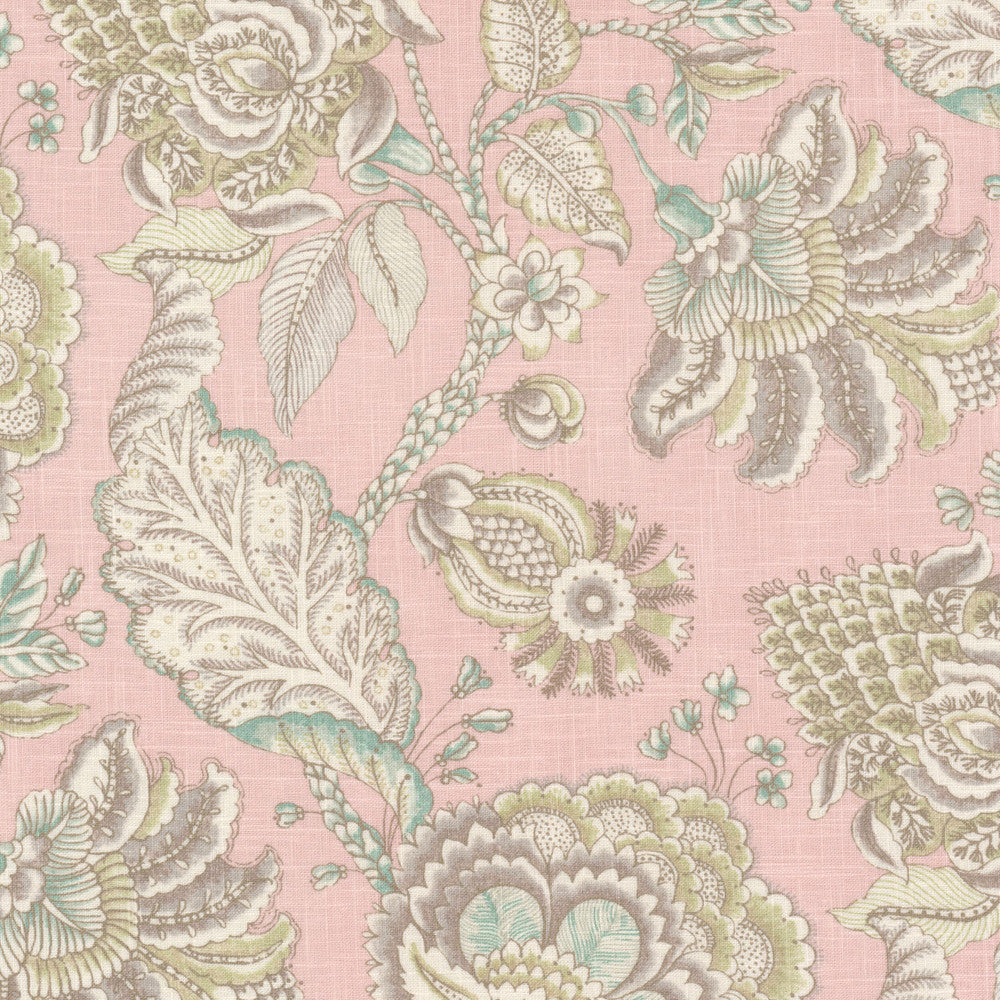 Iceberg 2 Camelia by Stout Fabric Stout Fabric Iceberg 2 CameliaFabric Rainbow Library Ginger/Poppy 55%Lin 45%Svi South Korea </p><p>Repeat: H: 27.25, V: 4.375 55.5 in - Fabric Carolina -